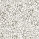  2 g 15/0 Seedbeads, Sterling Silverplated Frosted 