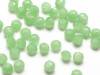  50 st facetterade rondeller, 3x4 mm, Light Green 