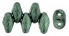  10 g Miniduo, 2 x 4 mm, Metallic suede - Light Green 