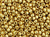 10 g 15/0 TOHO Seedbeads, Permanent Finish - Galvanized Starligh