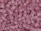 10 g 15/0 TOHO Seedbeads, Transparent - Frosted Light Amethyst