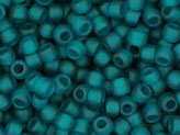 10 g 11/0 TOHO Seedbeads, Transparent - Frosted Teal