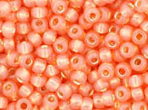 10 g 11/0 TOHO Seedbeads, Silverlined Milky Grapefruit