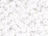 10 g 11/0 TOHO Seedbeads, Opaque - Lustered White
