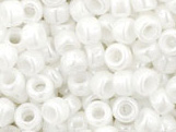 10 g 8/0 TOHO Seedbeads, Opaque - Lustered White