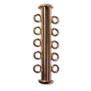 1 st tublås för fem rader, 31 mm,koppar 1 st tublås för fem rader, 31 mm,koppar