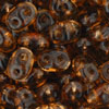 10 g Superduo, 2,5x5mm, Smoky Topaz