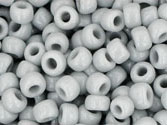 10 g 8/0 TOHO Seedbeads, Opaque Grey