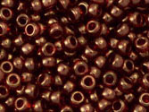 10 g 11/0 TOHO Seedbeads, Gold-lustered African Sunset