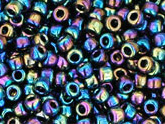 10 g 11/0 TOHO Seedbeads, Metallic Rainbow Iris