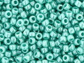 10 g 15/0 TOHO Seedbeads, Opaque Lustered Turquoise 10 g 15/0 TOHO Seedbeads, Opaque Lustered Turquoise