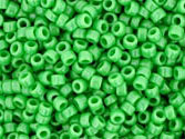 10 g 15/0 TOHO Seedbeads, Opaque Mint Green
