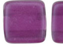  25 st Tile Beads 6x6 mm, Pearl Lights - Orchid 