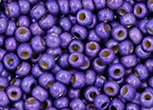 10 g 11/0 TOHO Seedbeads, PF- Matte Galvanized Violet