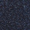 5 g 11/0 Delicas, Lined Dark Blue Luster