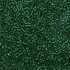 5 g 11/0 Delicas, Silverlined Emerald