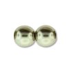120 st 4 mm runda glasprlor i prlemor, Champagne