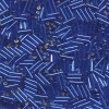 10 g Buglebeads, 6 mm, Silverlined Dark Sapphire
