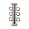1 st tubls fr tre rader, 21 mm ,silverplterad, 21 x 11 mm