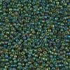 10 g 11/0 Seedbeads, Transparent Olive Green AB