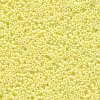 10 g 11/0 Seedbeads, Duracoat Opaque Dyed Pale Yellow