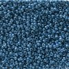 10 g 11/0 Seedbeads, Duracoat Galvanized Deep Aqua Blue