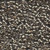 5 g 10/0 Delicas, Duracoat Galvanized Light Smokey Pewter