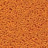 10 g 15/0 Seedbeads, Duracoat Opaque Dyed Orange