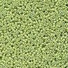 10 g 15/0 Seedbeads, Duracoat Opaque Dyed Spring Green
