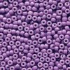 10 g 8/0 Seedbeads, Duracoat Opaque Dyed Dark Purple