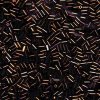 10 g Buglebeads, 3 mm, Metallic Brown Iris