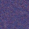 10 g 11/0 Seedbeads, Matte Transparant Cobalt AB
