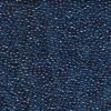 10 g 11/0 Seedbeads, Ruby Lined Capri Blue Luster
