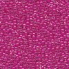 10 g 8/0 Seed beads, Fuchsia Lined Crystal