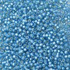 10 g 8/0 Seed beads, Duracoat Silverlined Powder Blue