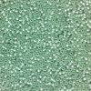 10 g 11/0 Seedbeads, Green Silverlined