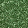 10 g 11/0 Seed Beads, Opaque Jade Green Luster