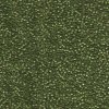10 g 15/0 Seed Beads, Lined Green/Lime