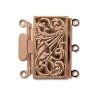 Treradigt insticksls, 13 x 22 mm, Kopparplterat