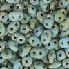 10 g Superduo, 2,5x5 mm, Turquoise Blue/Picasso