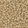 10 g 8/0 Seedbeads, Frosted Opaque Glaze Rainbow Ivory