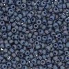 10 g 8/0 Seedbeads, Frosted Opaque Glaze Rainbow Nebula Blue