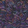 10 g Buglebeads, 6 mm, Matte Black AB
