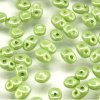 10 g Miniduos, 2 x 4 mm, Chalk Light Green Luster