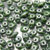 10 g Miniduos, 2 x 4 mm, Chalk Green Luster