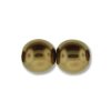 1 st vaxad rund, tjeckisk, 8 mm, Antique Gold