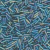 10 g Buglebeads, 6 mm, Matte Transparent Teal AB