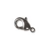 5 st hakls, 12 mm, Antiksilver