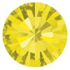 10 st MC Chatons Preciosa SS29 (6mm), Citrine