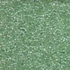 5 g 11/0 Delica, Transparent Mint Luster